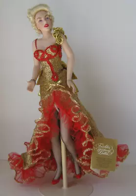 Franklin Mint Marilyn Monroe RIVER OF NO RETURN  Porcelain Doll Figure NRFB NIB • $149.95