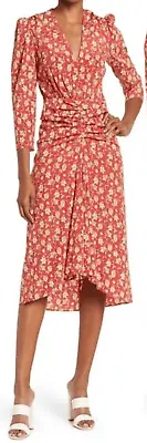 Veronica Beard Mary Dress In Red Floral NWOT Size 2 • $245