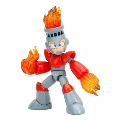 Brand New Officially Licensed Jada Toys Mega Man Fire Man 4.5  Action Figure • $56.95