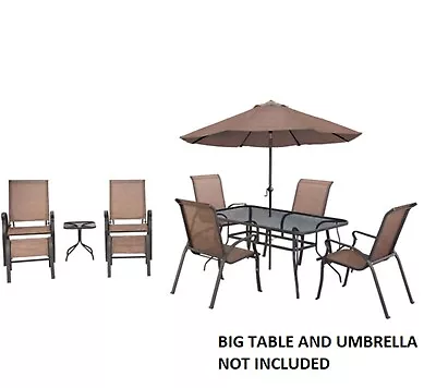 Courtyard Creations Scottsburg 9 Piece Sling Dining Set - PICK UP IN NJ • $400
