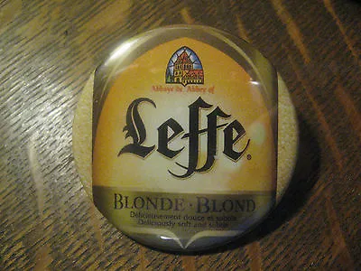 Leffe Blonde Beer Abbaye De Belgium Brewery Bottle Advertisement Pocket Mirror • $34.07