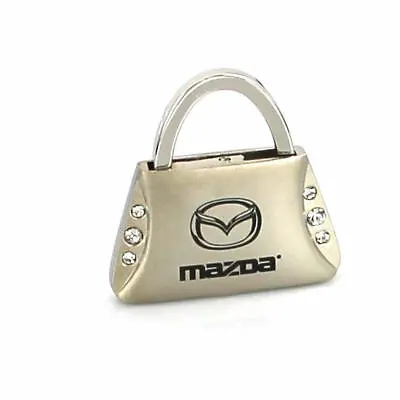 Mazda Purse Shape Keychain (Chrome) • $17.95