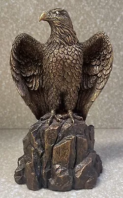 ￼Vintage American Bald Eagle Brass Colored Bookend - 1. • $17.70