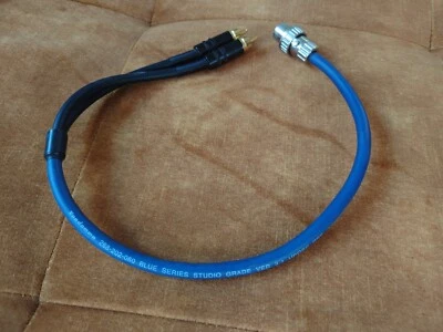 £14.10 • Buy Van Damme 4 Pin Din To RCA/Phono Cable Interconnect For Naim 0.5m