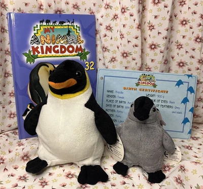 My Animal Kingdom Book 32 Penguins 2 Soft Toys + Tags + Certificate Deagostini • £10
