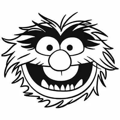 Animal Muppets VINYL DECAL Car Sticker Funny Window Puppet Fun Movie • $3.60