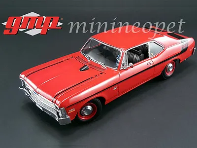 Gmp 18830 1970 70 Chevrolet Nova Yenko Deuce 1/18 Diecast Model Cranberry Red • $99.90