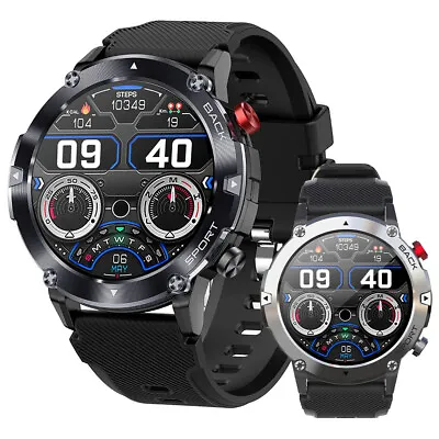 $66.49 • Buy Multifunction Sport Smart Watch Men Bluetooth Call Heart Rate Monitor Watch