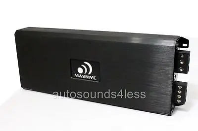 NEW Massive Audio E4 Edge Series 4000 Watt Monoblock Subwoofer Amplifier Class D • $311.79