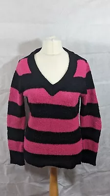 Miss Fiori Ladies Stripped Knitted Jumper - UK Size 12 • £0.99