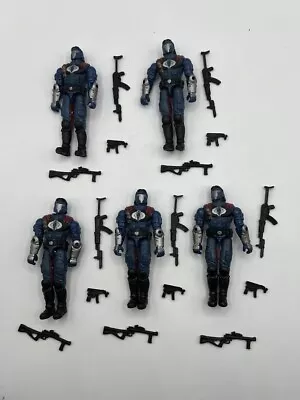 GI JOE COBRA Viper Guard Infantryman X 5 DTC Exlusive 2006 ARMY TROOP BUILDER Q6 • $59.99