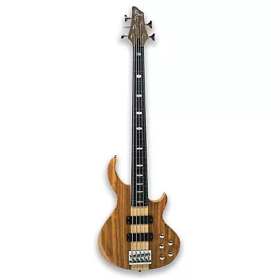 Fretless 5 String Electric  Bass Guitar Millettia Laurentii+Okoume Body W / Bag  • $289.99