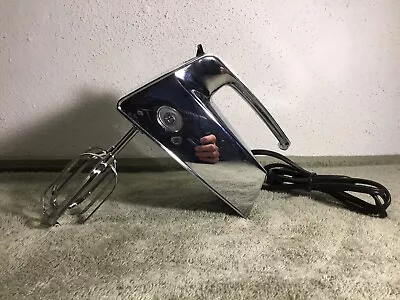 Vintage Dormeyer 3 Speed Hand Mixer Chrome W/Beaters 1950s Tested/ Working • $24.99