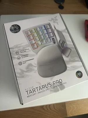 Razer Tartarus Pro Analog Switch Gaming Keypad - Mercury Whit RZ07-03110200-R3M1 • £94.99