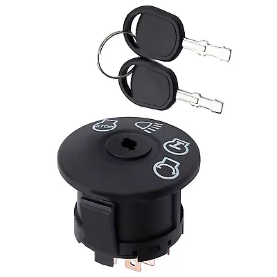 1 PC 7Pins Black Starter Ignition Switch With Two Keys For John Deere 155C/L100 • $11.69