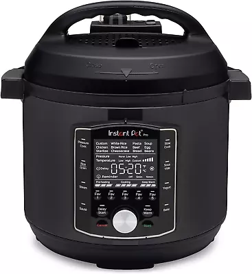 Pro 10-In-1 Pressure Cooker Slow Cooker Cooker Black 8 Quart • $169.89