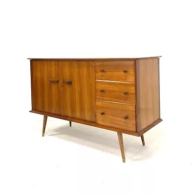 Vintage Retro Mid Century 1960s ALFRED COX Heals Modernist Walnut Sideboard • £315