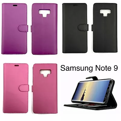 Flip Case For Samsung Galaxy Note 9 Phone Stand Cases Leather Wallet Cover • £3.98