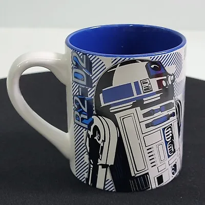 Star Wars R2-D2 Robot Art Lucasfilm Large 14oz Coffee Mug Cup Blue White EUC • $28.76