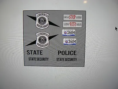 Michigan State Capitol Police Vehicle  Decals  1:24 • $13.97