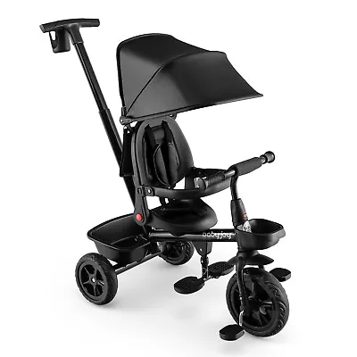 4-in-1 Toddler Tricycle Reversible Baby Trike W/ Adjustable Canopy • $109.59