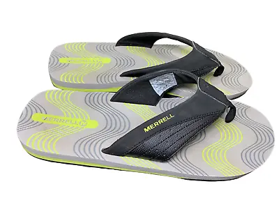 Merrell Thong Flip Flops Sandals Green Black - Men’s Size 11 J212571C Oasis • $12.95