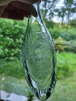 £20 • Buy Hand & Codd Bottle Pictorial 6oz Hamilton Soda Barrett & Son Of Birmingham 1890