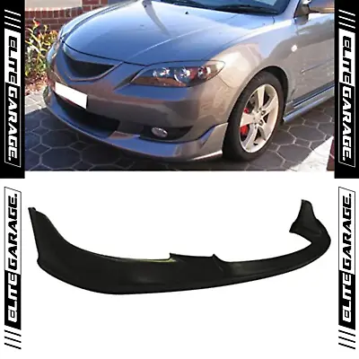 Fits Mazda 3 BK Hatch Sedan (04-06) - Front Bumper Lip Spoiler Splitter • $229