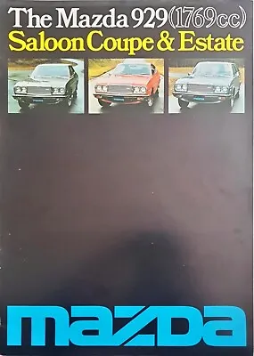 Mazda 929 Saloon Coupe & Estate Brochure 1977 • $7.32