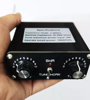 New 5W QRP Antenna Tuner  For HAM RADIO CW • $38