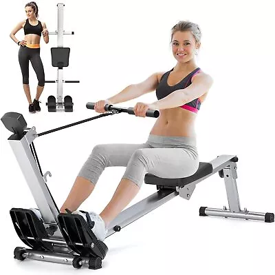 Rowing Machine For Home Use - Foldable Rower With LCD Monitor & Comfortable Seat • $149.69