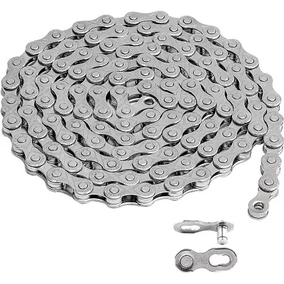 Bike Chain 6/7/8-Speed 116 Links 1/2 *3/32 Inch For Road Mountain Racing Cycling • $11.69