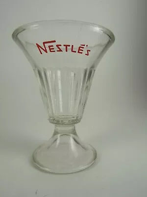 Vintage Nestle's Ice Cream Sundae Dish Tall Ice Cream Shoppe Malt • $9.99