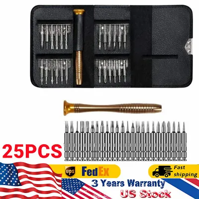 25in1 Small MINI REPAIR PRECISION SCREWDRIVER TORX TOOL SET PHONES WATCH FIX KIT • $4.62