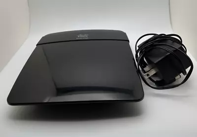 Cisco Linksys E1200 V2 Wireless N 300 Mbps 4-Port 10/100 Wifi Router With AC • $12.96