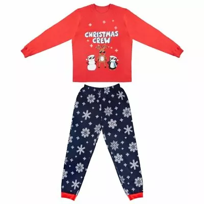 Baby Christmas Pyjamas Age 6-9 Months Boys Girls Reindeer Snowman Penguin 2NDS • £4.49