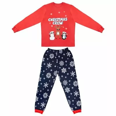 Baby Christmas Pyjamas Age 6-9 Months Reindeer Snowman Penguin Boy Girl NEW • £5.99