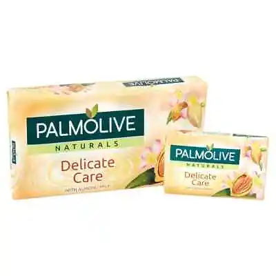 Palmolive Naturals Delicate Care With Almond & Milk Bar Soap - 12 Pack • £13.35