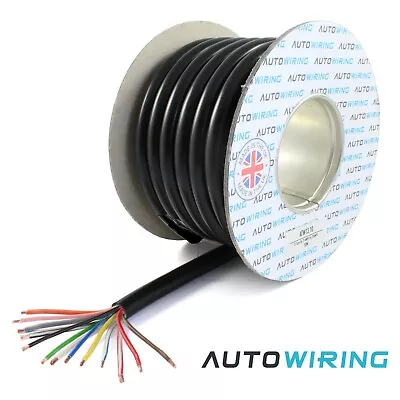 AUTOWIRING 13 CORE Cable HEAVY DUTY 12v 24v Wire Caravan Trailer LED Bulb Lights • £47.95