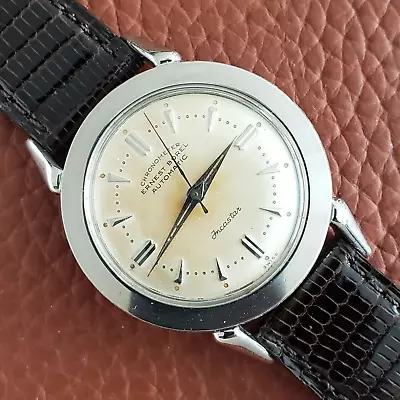1950s Rare Ernest Borel  Incastar  Chronometer Vintage Automatic Watch All Steel • $525