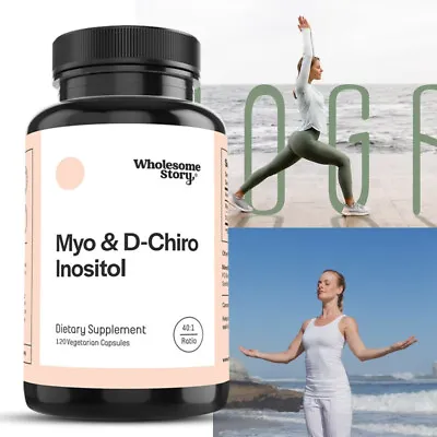 Wholesome Story Myo & D-Chiro Inositol - Equilibrio Hormonal Y Ovario Saludable • £13.32