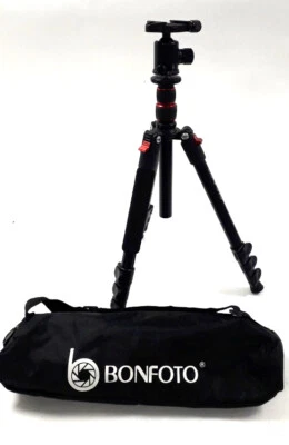 £9.99 • Buy Camera Tripod BONFOTO B690A Compact Lightweight Aluminum Travel Tripod 360 S519#