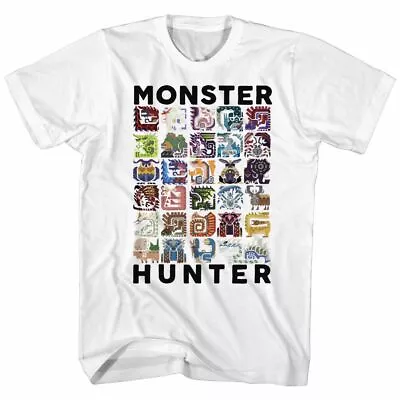 Monster Hunter Let's Hunt White Adult T-Shirt • $22.50