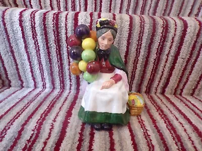 The Leonardo Collection - The Old Balloon Lady Vintage Figurine • £2.50