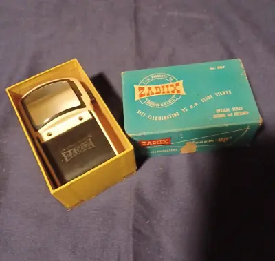 Vintage Zadiix No. 507  Zoom Up  Self Illuminating Slide Viewer Tested Working • $39