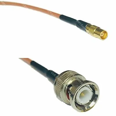 USA-CA RG316 MCX FEMALE To BNC MALE Coaxial RF Pigtail Cable • $9.24