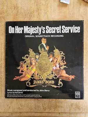 £22 • Buy James Bond  On Her Majesty's Secret Service  LP, UK A1/B1, G+ To Vg Condition