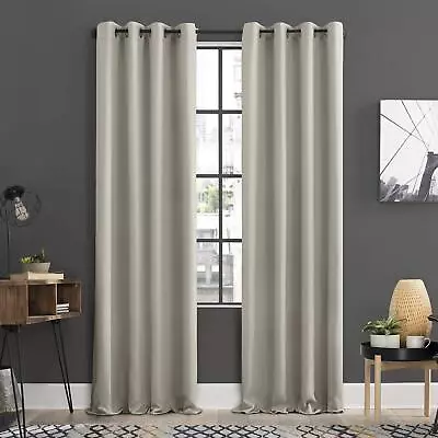 Soho 2-pack Blackout Energy Efficient Grommet Curtain Panel Pair 54  X 84  Pearl • $60.71
