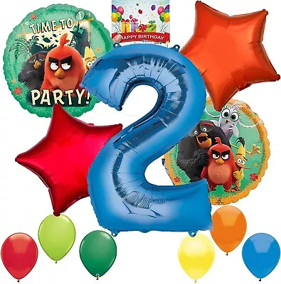 Angry Birds 2 Party Supplies Balloon Decoration Bundle For 2nd  Birthday • $17.99