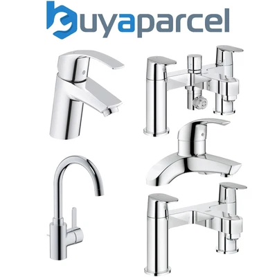 £70.49 • Buy Grohe Eurosmart Cosmo Bath Shower Mixer Basin Lever Tap Bath Filler Chrome